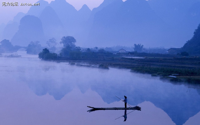 Li River at Dawn Guilin Yangshou China ˷콭.jpg